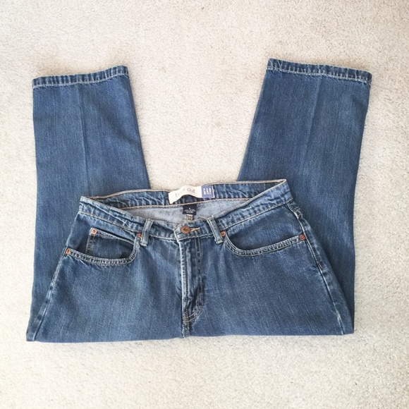 Gap Capri Jeans Pants Blue Denim Size 8 